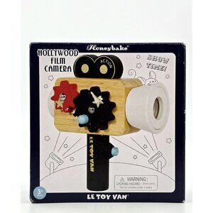 Kids Educational Wooden Toy Camera Vintage Style Film Camera Le Toy Van New